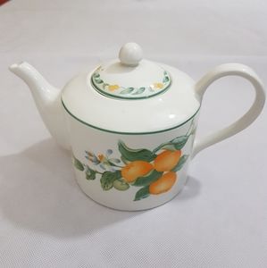 Julie Pople Country Fruit Collection Orange Teapot